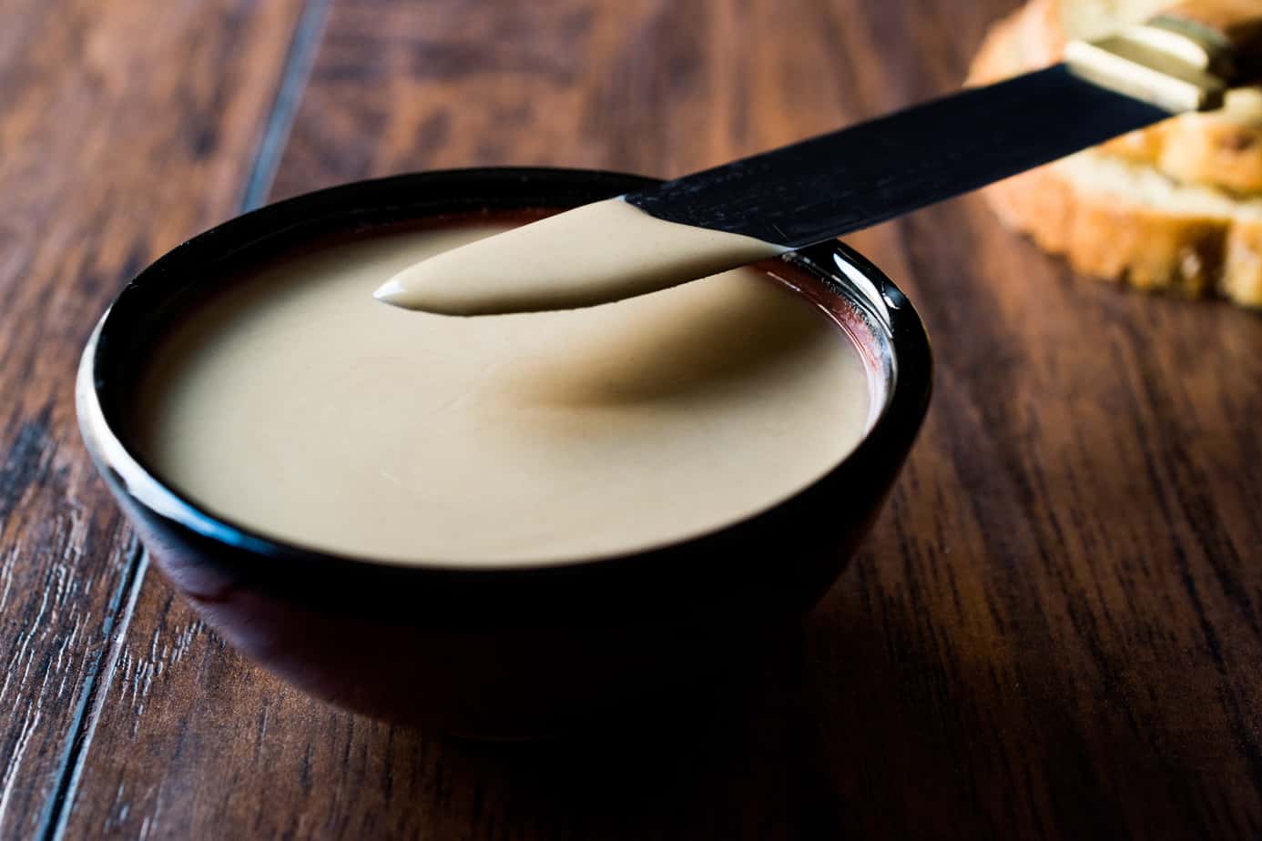 tahini in a bowl