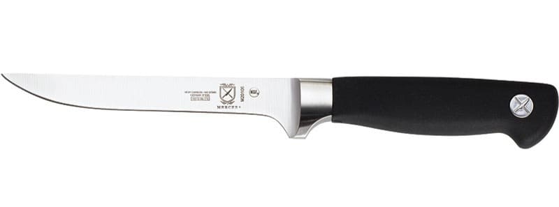 close up of mercer genesis boning knife