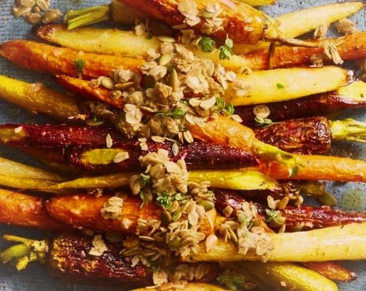 roasted heirloom carrots