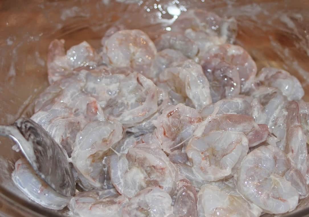 marinating honey walnut shrimp