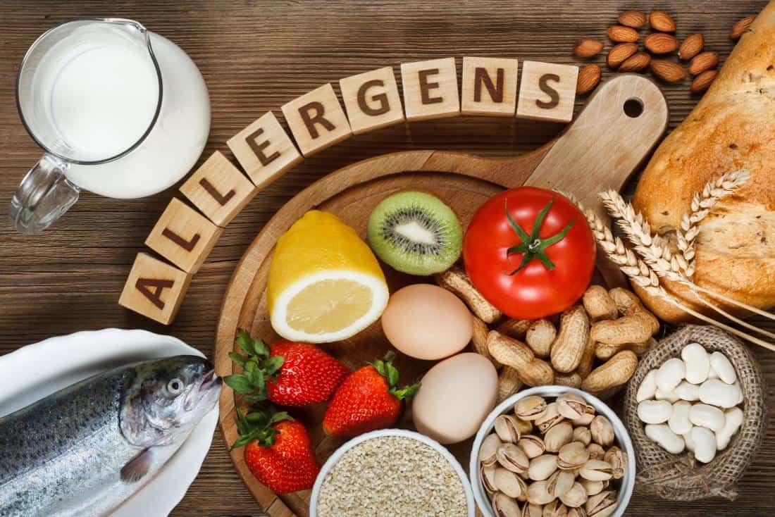 common food allergen ingredients served at dinner parties