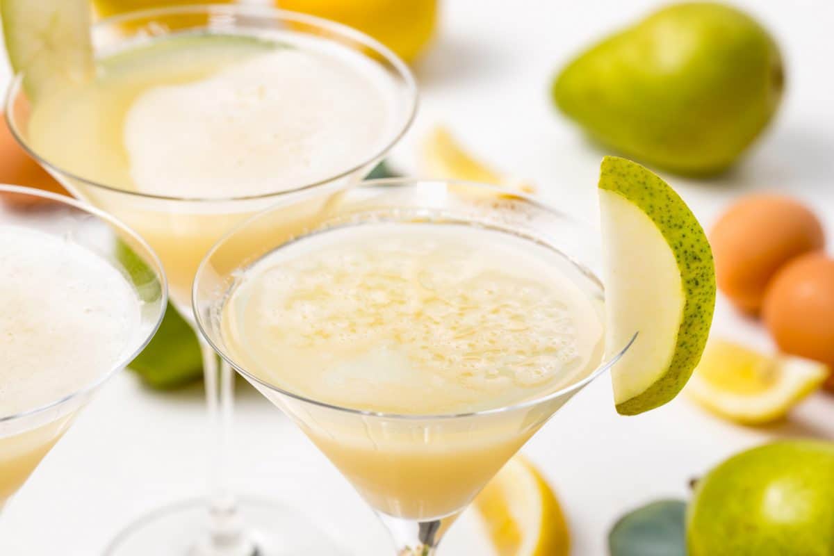 Pear Sour Cocktail