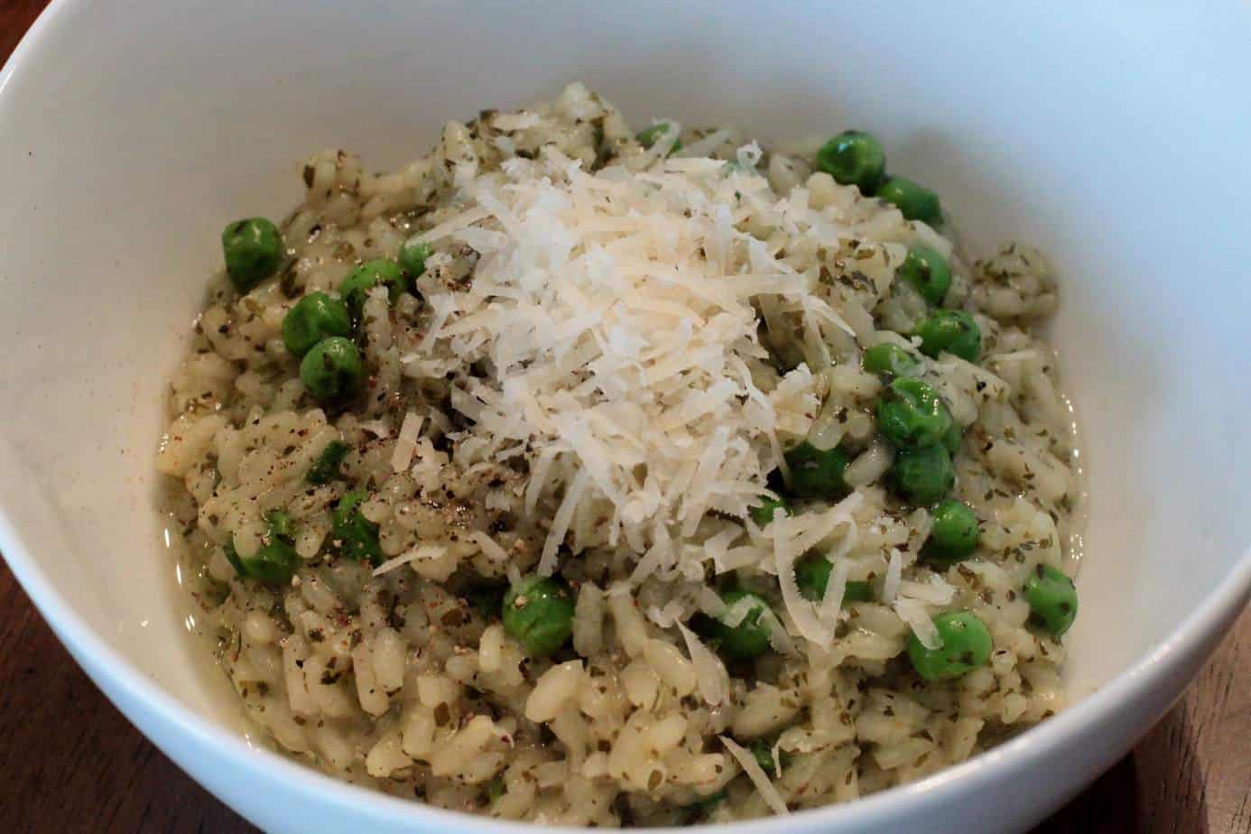 mushroom risotto