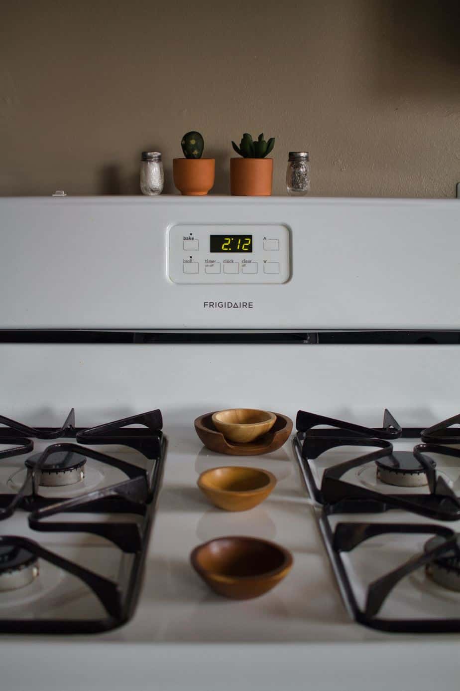 a home kitchen range